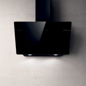 Elica L ESSENZA BL/A/90 fekete Fali páraelszívó LED világítás 1 db motor