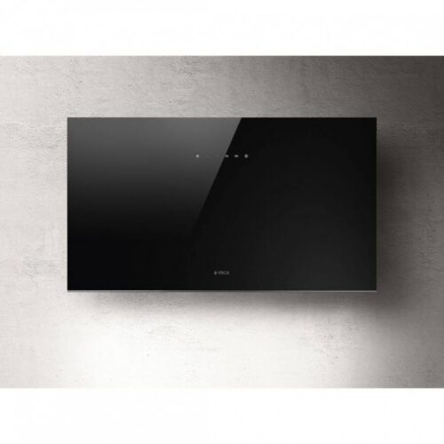 Elica PLAT BL/F/55 fekete üveg Fali páraelszívó LED világítás 1 db motor