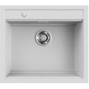 Elleci Best 105 Workstation AUTOMATA G68 Bianco Gránit mosogatótálca (LGB10568AUT)Munkalapra szerelhető