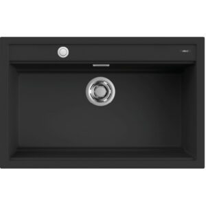 Elleci Best 130 Workstation AUTOMATA G40 Nero Gránit mosogatótálca (LGB13040AUT)Munkalapra szerelhető