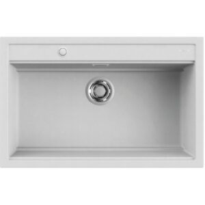 Elleci Best 130 Workstation AUTOMATA G68 Bianco Gránit mosogatótálca ( LGB13068AUT)Munkalapra szerelhető