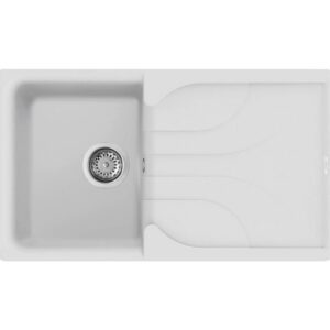 Elleci Ego 400 G68 Bianco Gránit mosogatótálca (LGE40068)Munkalapra szerelhető
