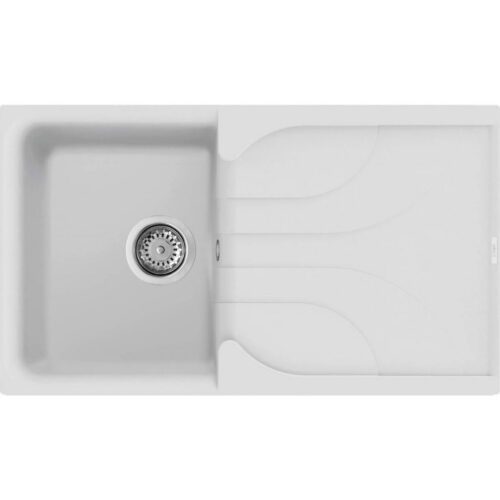 Elleci Ego 400 G68 Bianco Gránit mosogatótálca (LGE40068)Munkalapra szerelhető