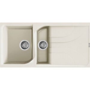 Elleci Ego 475 G62 Bianco Antico Gránit mosogatótálca (LGE47562)Munkalapra szerelhető