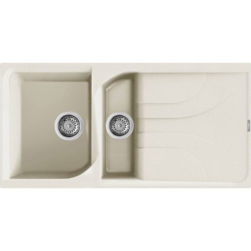 Elleci Ego 475 G62 Bianco Antico Gránit mosogatótálca (LGE47562)Munkalapra szerelhető