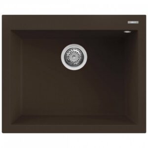 Elleci Quadra 110 M78 Espresso Gránit mosogatótálca (LMQ11078)Munkalapra szerelhető