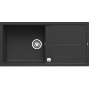Elleci Unico 480 AUTOMATA G40 Nero Gránit mosogatótálca (LGU48040AUT)Munkalapra szerelhető