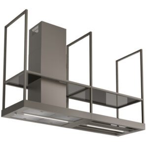 Faber T-Shelf EV8 Titanium Matt A180 Sziget páraelszívó LED világítás 1 db motor