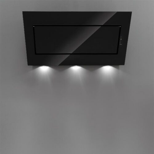 Falmec QUASAR EVO GLASS 90 T800 Fali páraelszívó fekete LED világítás 1 db motor