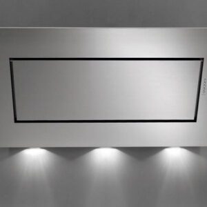 Falmec QUASAR EVO GLASS 90 T800 Fali páraelszívó szürke LED világítás 1 db motor