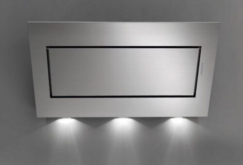 Falmec QUASAR EVO GLASS 90 T800 Fali páraelszívó szürke LED világítás 1 db motor