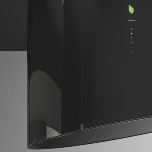 Falmec SPRING E.ion BLACK Sziget páraelszívó Neon világítás 1 db motor
