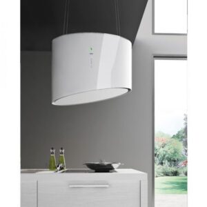 Falmec SPRING E.ion WHITE Sziget páraelszívó Neon világítás 1 db motor
