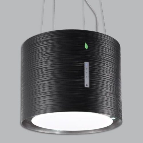 Falmec TWISTER E.ion BLACK Sziget páraelszívó LED világítás 1 db motor
