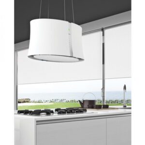 Falmec ZEPHIRO E.ion WHITE Sziget páraelszívó LED világítás 1 db motor