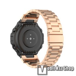 Fém okosóra szíj - ROSE GOLD - rozsdamentes acél