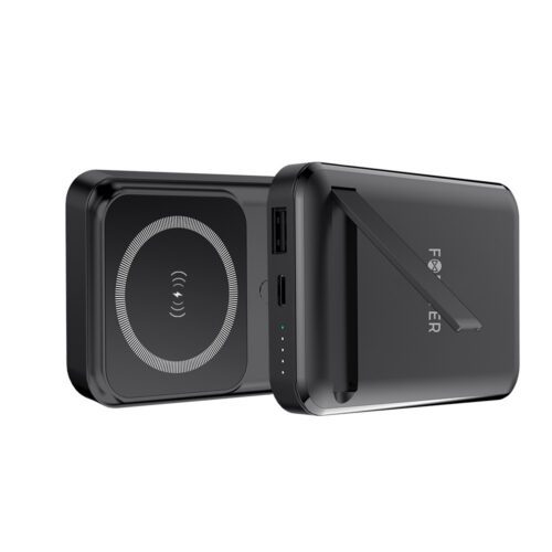 Forever MATB-100 vezeték nélküli mágneses powerbank PD QC 22.5W 10000mAh - fekete - Image 2