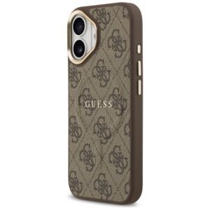 GUESS tok IPHONE 17 kompatibilis a MagSafe GUHMP17SP4MSEGCW (PU 4G W/ Classic) barna