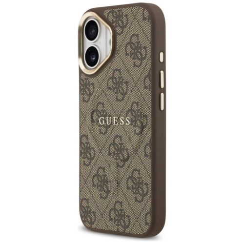 GUESS tok IPHONE 17 kompatibilis a MagSafe GUHMP17SP4MSEGCW (PU 4G W/ Classic) barna