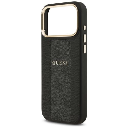 GUESS tok az IPHONE 17 Pro Max-hoz kompatibilis a MagSafe GUHMP17XPG4SEMCK (PU W/ 4G csíkkal) fekete - Image 2