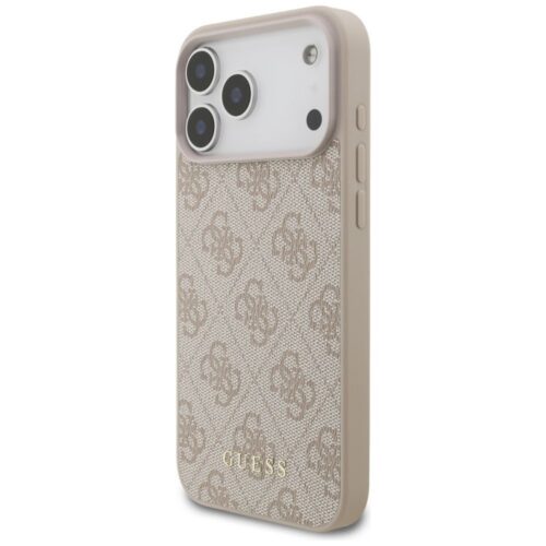 GUESS tok az IPHONE 17 Pro Max készülékhez GUHCP17XG4GFPI (PU 4G Classic) rózsaszínű