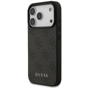 GUESS tok az IPHONE 17 Pro készülékhez GUHCP17LG4GFGR (PU 4G Classic) fekete