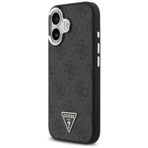 GUESS tok az IPHONE 17 kompatibilis MagSafe GUHMP17SP4TSRCMK (PU 4G W/Triangle Logo SL) fekete