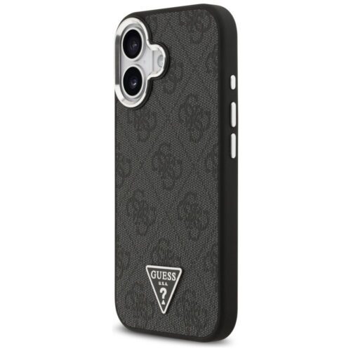 GUESS tok az IPHONE 17 kompatibilis MagSafe GUHMP17SP4TSRCMK (PU 4G W/Triangle Logo SL) fekete