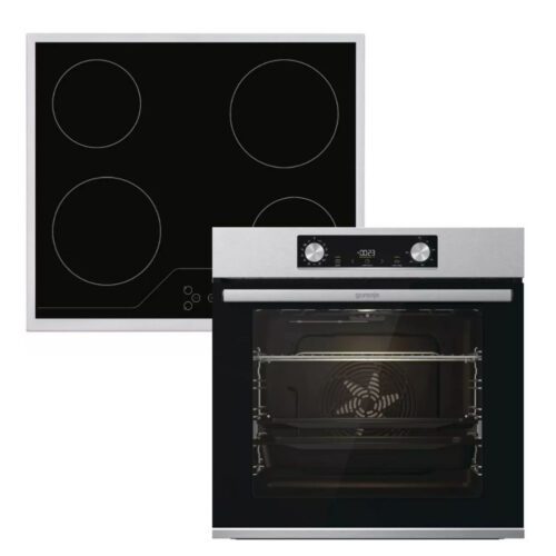 Gorenje BOS6737E13X Beépíthető Sütő + HOMEFORT HFBK64T2B Beépíthető Kerámia főzőlap - Image 2