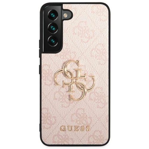 Guess GUHCS23S4GMGPI S23 S911 rózsaszín 4G nagy fém logós keménytok - Image 2