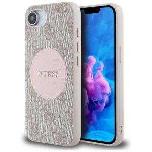Guess HC MagSafe PU 4G Circle tok klasszikus logóval