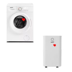 HOMEFORT HME16100UW Elöltöltős mosógép + HOMEFORT HPMS12W Páramentesítő