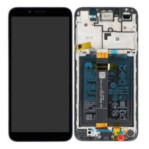 Huawei Y5P LCD + érintőpanel kerettel / akkumulátorral