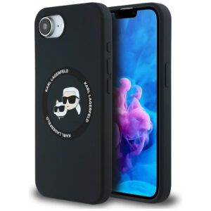 Karl Lagerfeld HC MagSafe szilikon tok két fejjel iPhone 16e
