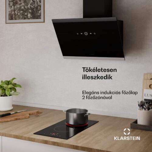 Klarstein Hito üvegkerámia főzőlap | 2 főzőzóna | 3000 W | 9 teljesítményfokozat | 30 cm - Image 2