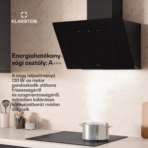 Klarstein SleekAir Ferde páraelszívó | Elszívó és keringtető üzemmód | Nemes design | 720 m3/h | 60 cm - Image 2