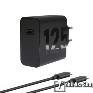 MOTOROLA TURBOPOWER hálózati töltő - FEKETE - 1 x Type-c aljzat