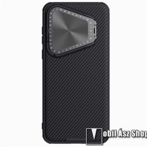 NILLKIN CAMSHIELD PROP MAGNETIC műanyag védőtok - FEKETE - szilikon keret
