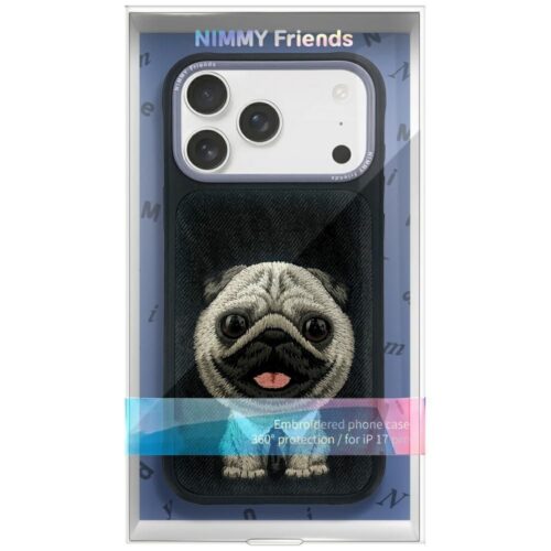 NIMMY tok BIG EYED PET 2.0 Kutya IPHONE 17 Pro-hoz fekete