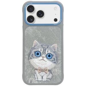Nimmy Big Eyed Pet 2.0 Cat tok iPhone 17 - szürke