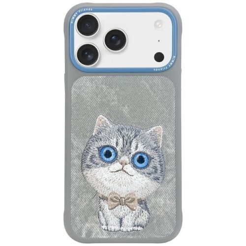 Nimmy Big Eyed Pet 2.0 Cat tok iPhone 17 - szürke
