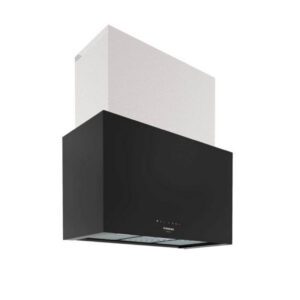 Nodor NorBreeze CUBE GLASS ECO 90 BK Fali páraelszívó LED világítás 1 db motor