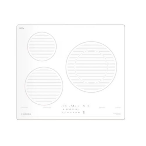 Nodor NorCoock IH-N6286 SW Indukciós Főzőlap Beépíthető Fehér Keret nélküli
