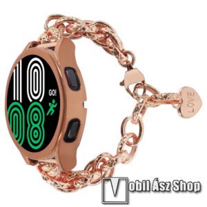 Okosóra szíj - ROSE GOLD - rozsdamentes acél