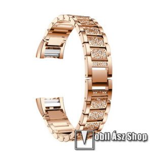 Okosóra szíj - ROSE GOLD - rozsdamentes acél