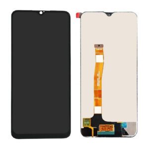 Realme 5 Pro fekete LCD+érintőpanel