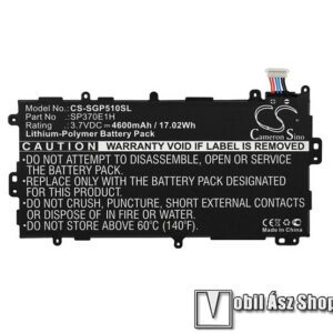 SAMSUNG Galaxy Note 8.0 (GT-N5100) CAMERON SINO akku - 4600mAh Li-ION - GH43-03786A kompatibilis - CS-SGP510SL - Beépítése szakértelmet igényel - GYÁRI
