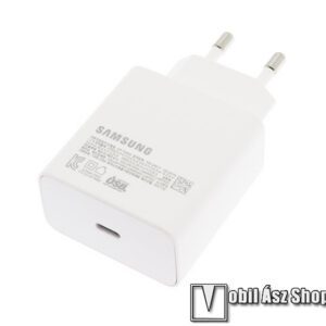 SAMSUNG hálózati töltőfej - FEHÉR - 1x Type-C aljzat