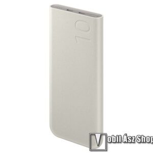 SAMSUNG hordozható vésztöltő / Powerbank - BÉZS - belső 10000mAh akku