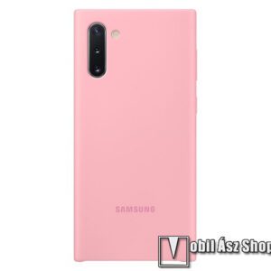 SAMSUNG műanyag védő tok / hátlap - szilikon betét - RÓZSASZÍN - SAMSUNG SM-N970F Galaxy Note10 / SAMSUNG SM-N971U Galaxy Note10 5G - EF-PN970TPEG - GYÁRI